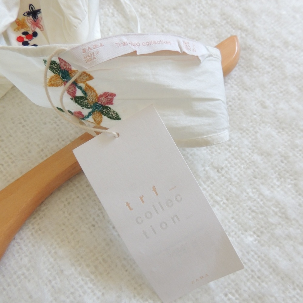 ZARA - RUFFLED FUN SUMMER VACATION TOP SZ- L